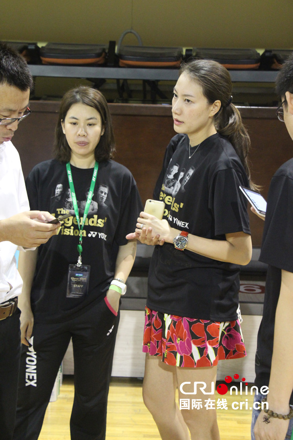 羽毛球四大天王聚北京 林丹李宗伟联手欢笑不