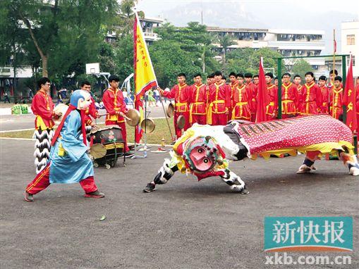 ■貔貅社队员    在训练。
