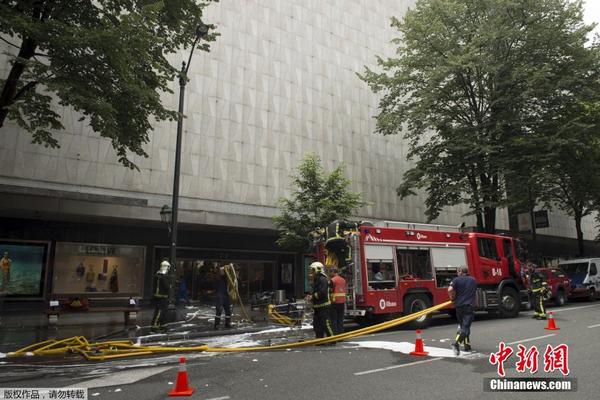 西班牙一百货商店发生火灾 一男子烧伤入院|火