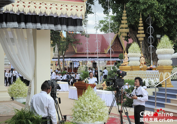 洪森首相致悼念词