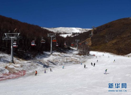 资料图：云顶滑雪场。图片来源：新华网。