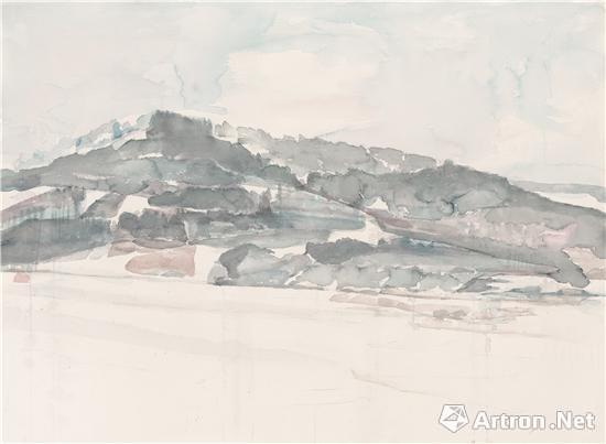 雪晴1Snow under the Sun (1) 57×74 cm 田海鹏 _ Tian Haipeng