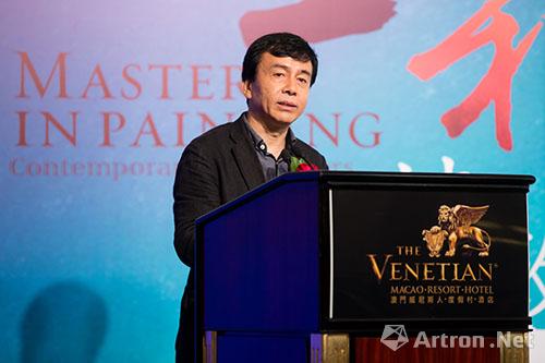 中国美术家协会水彩画艺术委员会副主任梁宇致辞