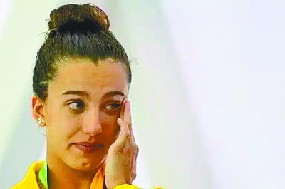 巴西女汉子惹恼孙杨|孙杨|奥利维拉