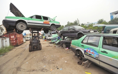 洛阳14759台黄标车被强制注销 报废车辆变废