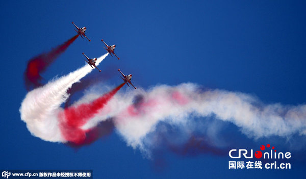 　　当地时间2015年8月30日，土耳其安卡拉，凯末尔陵墓举行胜利日93周年庆祝活动。总统埃尔多安出席。图片来源：CFP