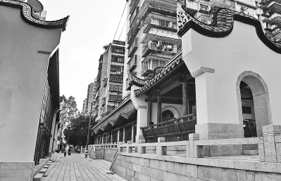 改造后的福州善化坊。 (资料图片)