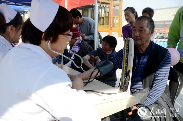 免费测量血压。