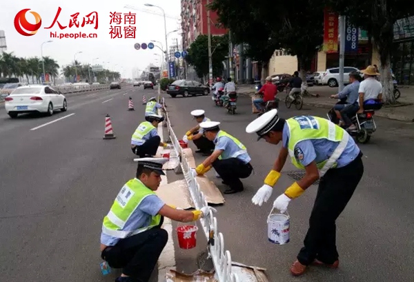 海口交警助力双创