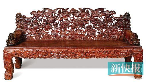 ■第六届广东省民间工艺精品展金奖作品 宝鸭穿莲(木雕)