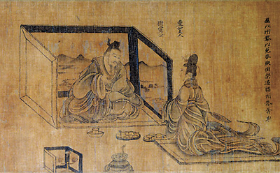 东晋·顾恺之《列女图》卷(局部,宋摹本.