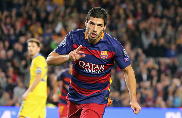 欧冠 内马尔、苏神双星连线 巴萨3 0胜鲍里索夫