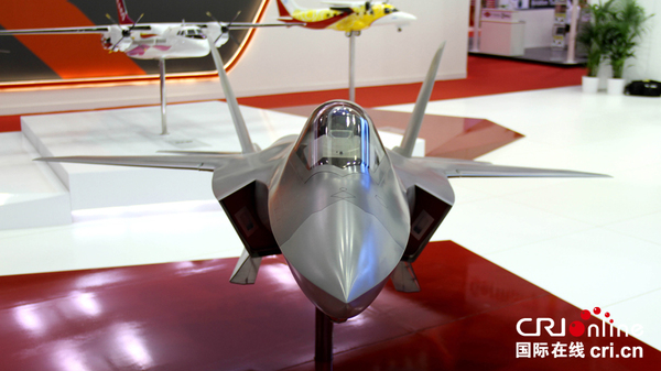 亮相迪拜航展的中国第五代战机鹘鹰(FC-31)