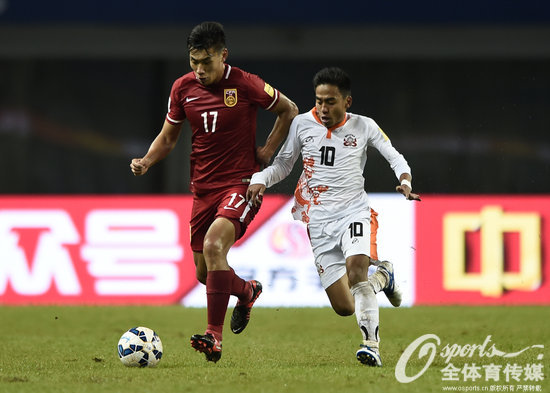 组图:2018世界杯预选赛 中国男足主场12 0横扫