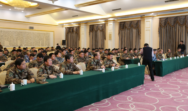 国防大学研究生院圆满完成赴沂蒙老区现地教学活动。丁小宁 摄
