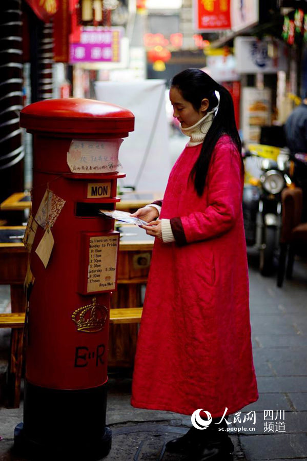 成都女创客石越。(由受访者供图)