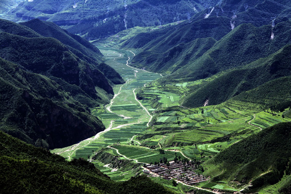 蔚县自然风景。资料图