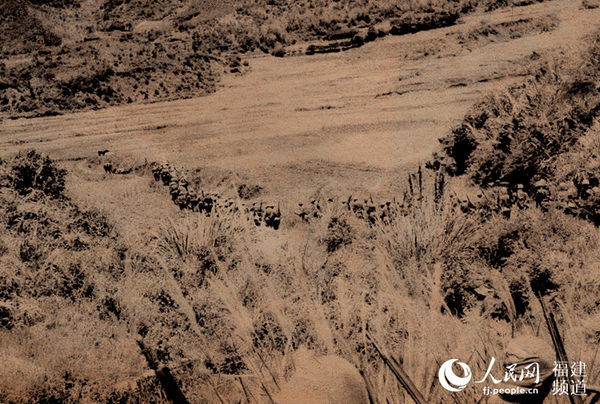 前往三都澳入城的町田陆战队。蒋滨建 供图