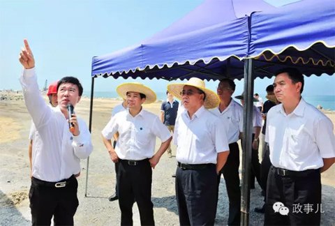胡春华视察广东茂名滨海新区