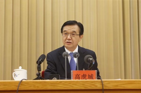 商务部党组书记、部长高虎城