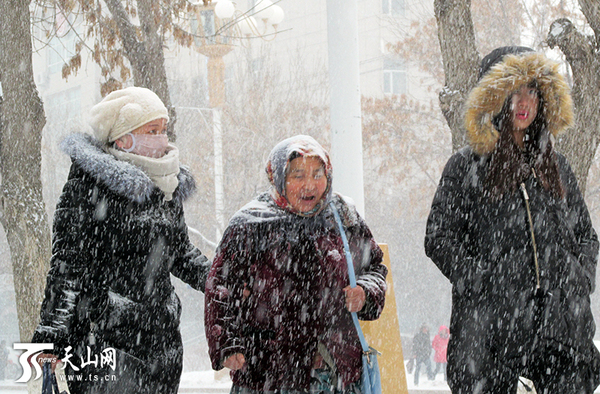 雪中漫步