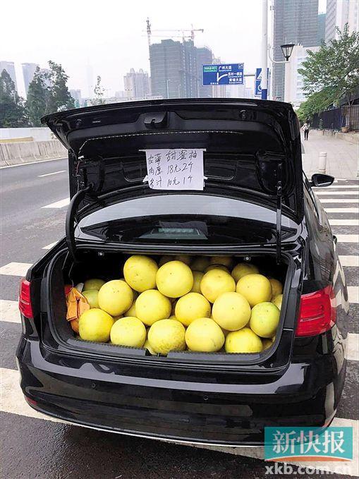 ■生意难做,有专车司机改当“走鬼”卖水果。