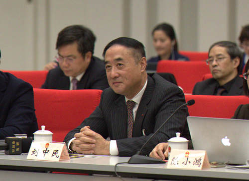 刘中民代表(励漪 摄)