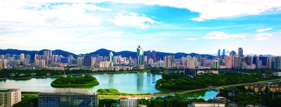 图为厦门白鹭洲的美丽景色。 本报记者 施辰静 摄