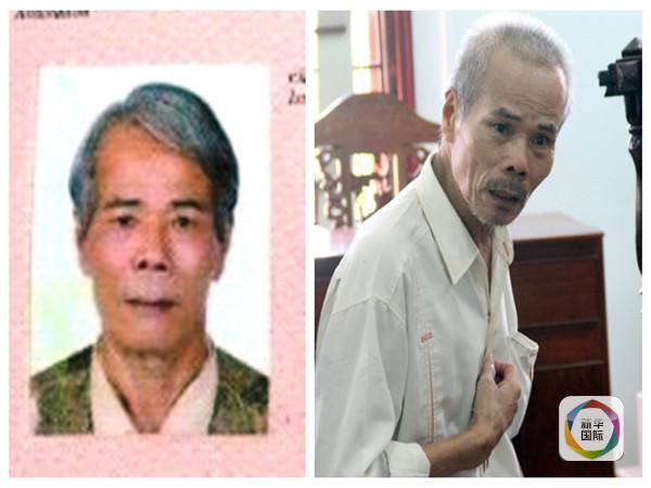 　　李亚德的身份证件照（左）和他在庭审时的照片。