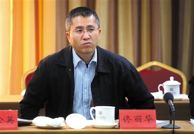 昨日，人大代表佟丽华。新京报记者 王贵彬 摄