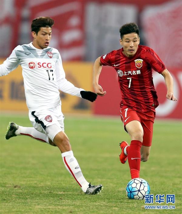 亚冠资格赛:上海上港对阵泰国蒙通联队|进球|球