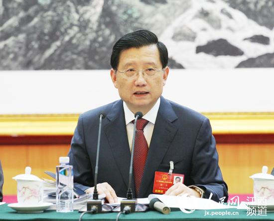 全国人大代表、江西省委书记强卫