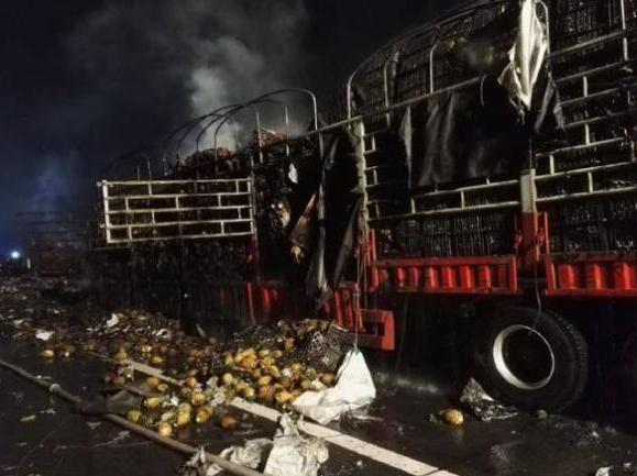  京港澳高速油罐车爆炸  警方:78人死66人伤系谣