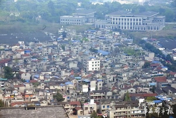 3月24日,即将拆迁改造的成都金牛区跃进村现状。