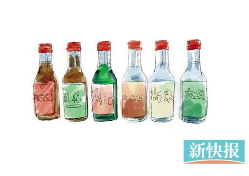 ●标准的酒版是50ml,也有更小或更大的,但原则上不能超过100ml。图中这一组均为40ml的规格。