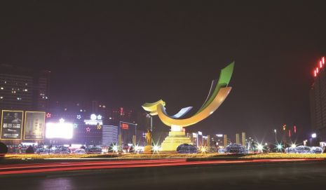 葫芦岛夜景 来源：葫芦岛日报