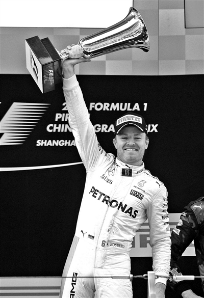 F1中国站 罗斯伯格轻松夺冠|莱科宁|积分榜