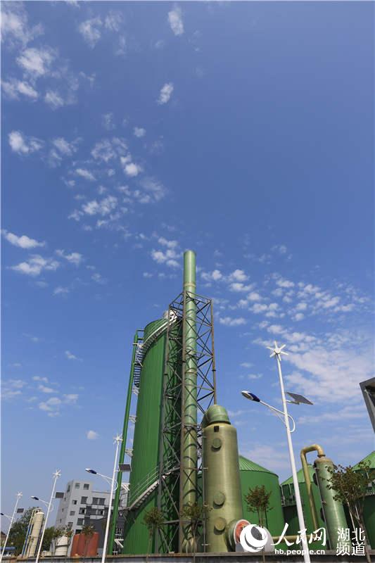 江夏郑店餐厨废弃物处置厂已建设完成。摄影肖敏