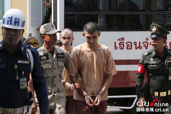 泰国军事法庭将对曼谷四面佛爆炸案2嫌犯审判(组图)