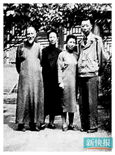 ■傅雷与黄宾虹合影