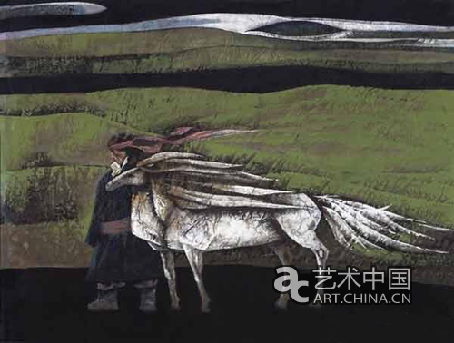 塔琳托娅重彩画展于中国美术馆开幕