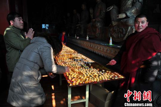 中国北方最大藏传佛教圣地承德普宁寺举办新春