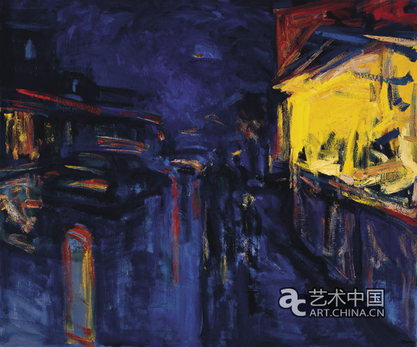 夜奔之四 布面油画 2011