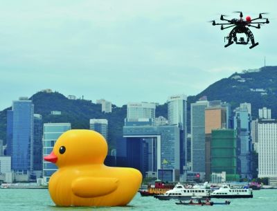 2013年，“大黄鸭”亮相中国香港维多利亚港