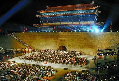 2012年9月14日，来自陕沪两地的艺术家们在西安联袂演绎的大型交响合唱音乐会《黄河大合唱》，是“陕西—上海文化周”的主题演出。