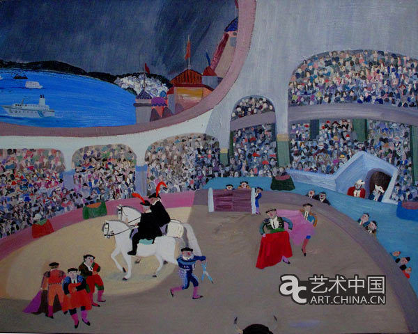 瑃燕 马德里 油画 130×100cm 2011