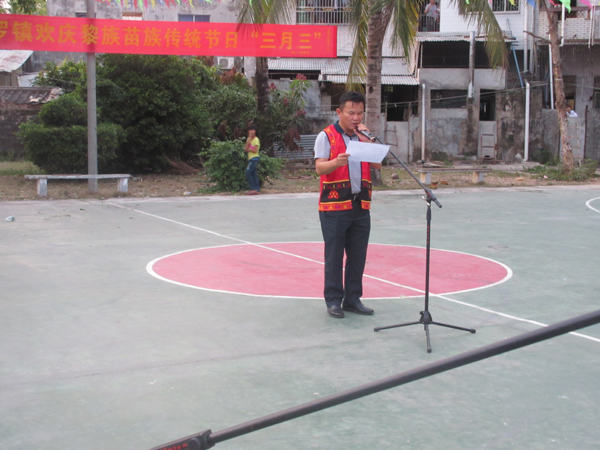 陵水文罗镇举办2015年欢庆黎族苗族三月三文