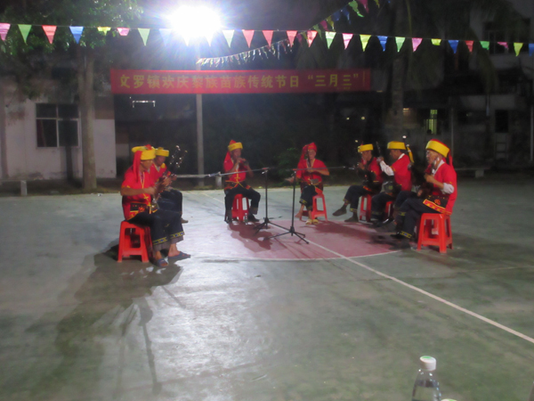 陵水文罗镇举办2015年欢庆黎族苗族三月三文