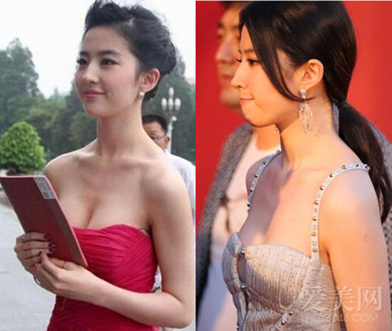 刘亦菲杨幂安以轩 看女星神奇胸器时大时小