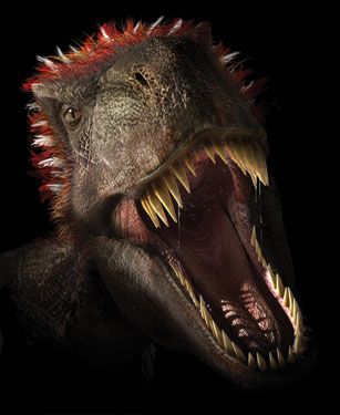 又名霸王龙,可能是有纪录以来生活在地球上最大型食肉类恐龙之一